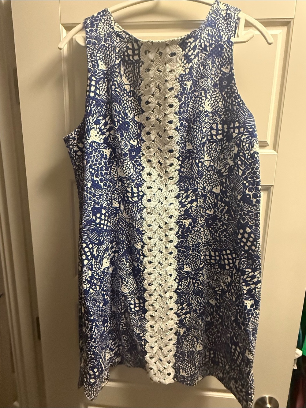 Lily Pulitzer Women’s Blue and White Dress